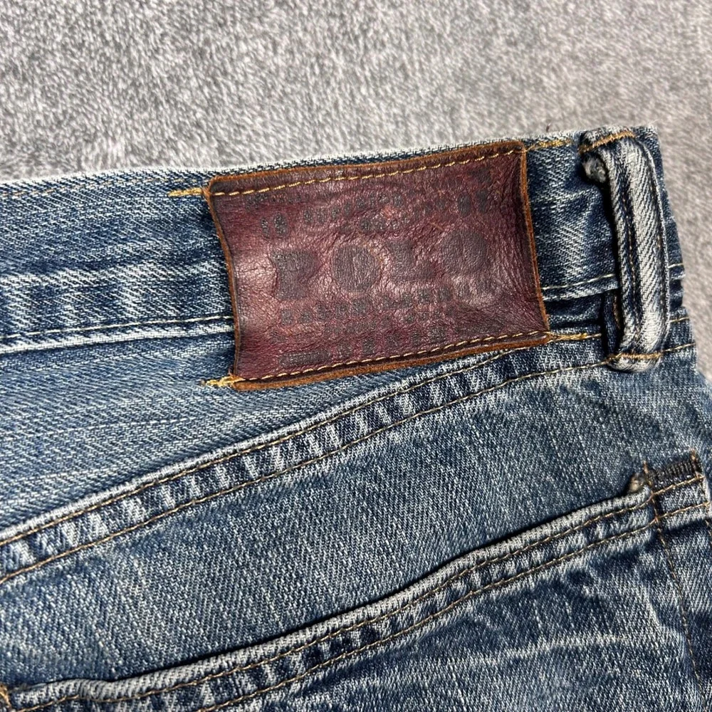 Polo Ralph Lauren Classic 867 Jeans Mens 34x33 Blue Denim Straight Leg Wash VTG